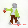 Poupée de garçon d'animation de film en peluche