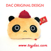 Oreiller de panda de cou d'enfants de voiture en peluche