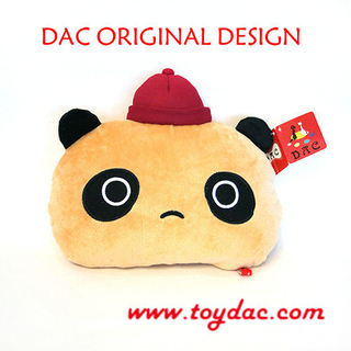 Oreiller de panda de cou d'enfants de voiture en peluche