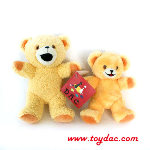 Oursons d'or en peluche