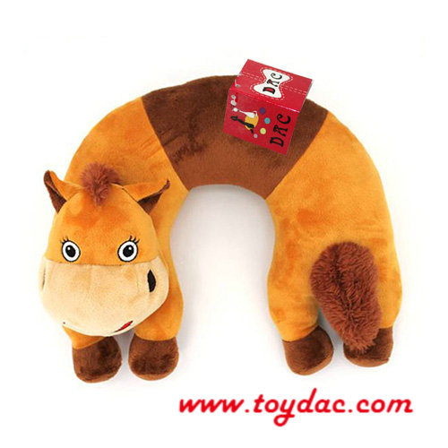 Oreiller de cou de vache en peluche