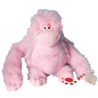 Peluche orang-outan blanc en peluche