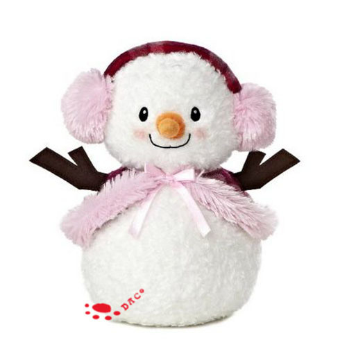 Cadeau de Noël du Père Noël coupé en peluche