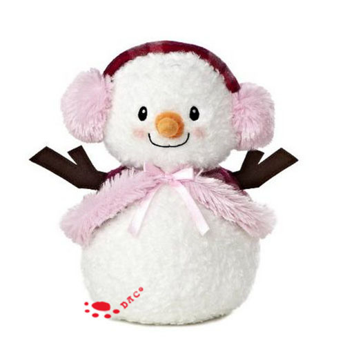Cadeau de Noël du Père Noël coupé en peluche