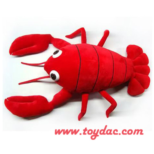 Jouet de homard de dessin animé en peluche