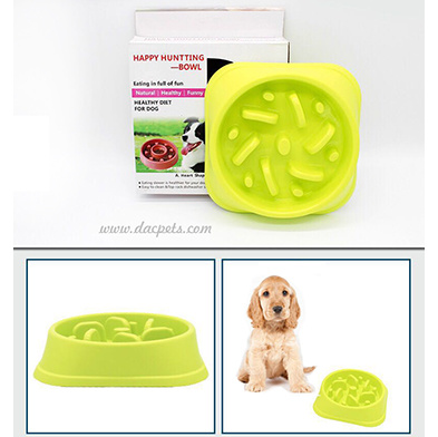 Bain à remous&Nbsp;Shape Maze Design Bols pour animaux de compagnie à alimentation lente