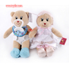 Ensemble d'ours de mariage en peluche