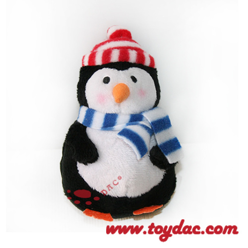 Pingouin de Noël en peluche