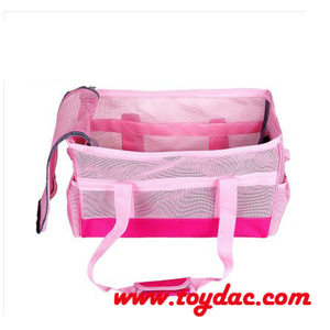 Sac de voyage pour animaux de compagnie panier rose à la mode