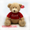 Ours en peluche T-shirt rouge