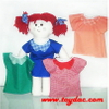 Poupée en peluche à grosse tête