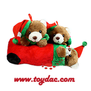 Ours de Noël en peluche des Fêtes