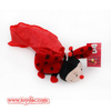 Coccinelle de dessin animé en peluche
