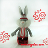Poupée lapin en peluche