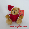 Chapeau de Noël en peluche ours