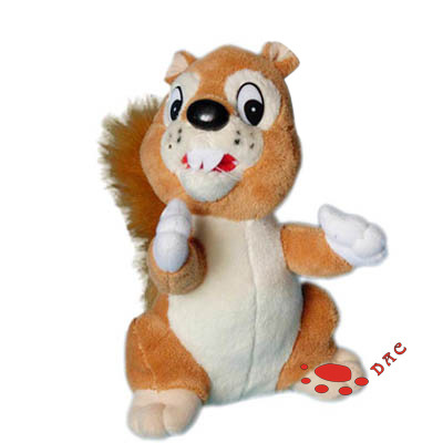 Chiens doux d'animation en peluche