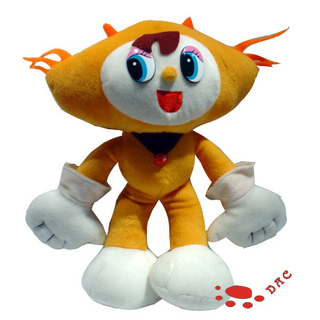 Mascotte publicitaire en peluche