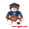 Peluche mascotte ours mascotte club de sport