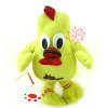 Oiseau de couleur de dessin animé en peluche