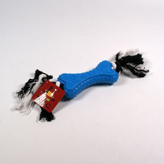 Corde en caoutchouc à mâcher pour chien