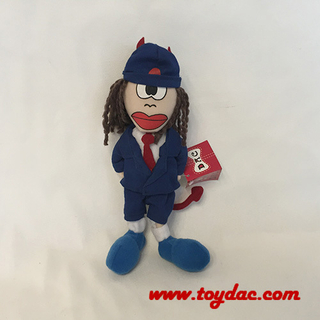 Marionnettes de garçon de dessin animé en peluche