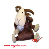 Jouet de chèvre de dessin animé en peluche