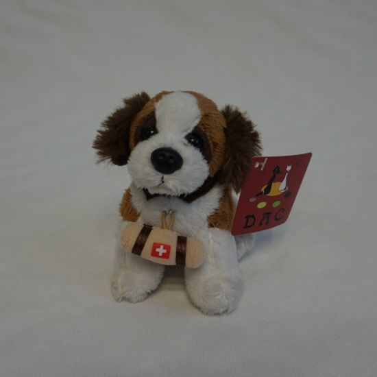 Chien porte-clés en peluche