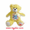Porte-clés peluche ours en t-shirt blanc