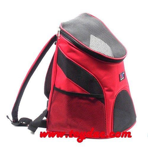 Nouveau sac à dos pour animaux de compagnie à fermeture éclair en filet