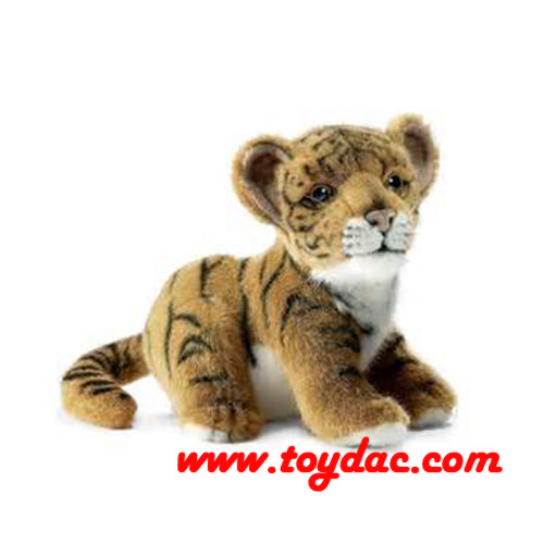 Jouet petit tigre animal sauvage en peluche