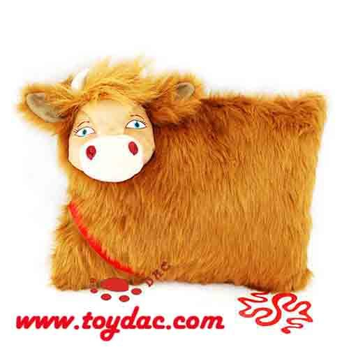 Coussin musical de dessin animé éducatif en peluche