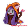 Poupée de personnage de dessin animé en peluche