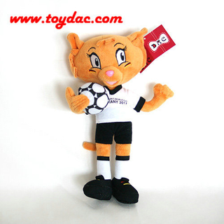 Renard du club de football en peluche