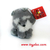 Peluche Chien Husky Gris
