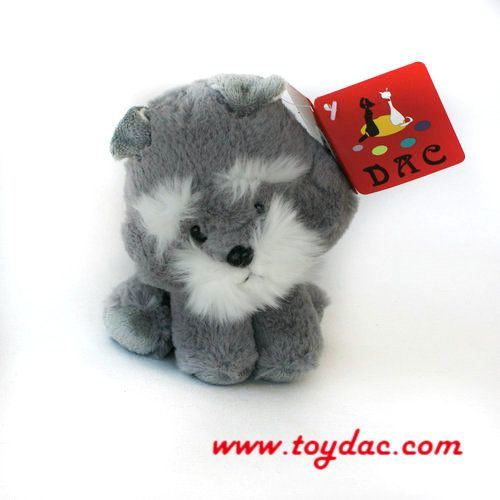 Peluche Chien Husky Gris