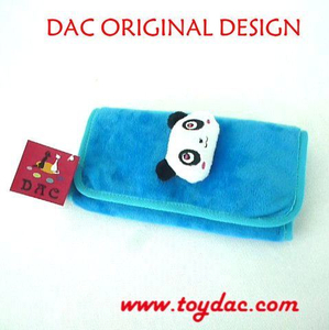 Porte-monnaie panda en peluche au design original