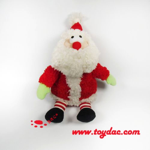 Poupée de Père Noël en peluche