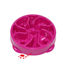 Bols pour animaux de compagnie à alimentation lente en forme de labyrinthe en forme de fleur
