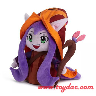 Poupée de jeu de réseau en peluche