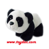 Écharpe Panda en Fourrure de Peluche Noire