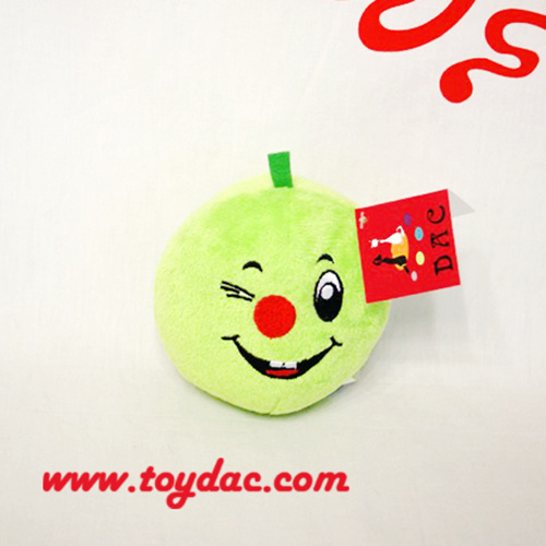 Porte-clés de fruits d'animation de dessin animé en peluche