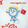 Peluche Dessin Animé Horloge CE Jouet