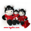 Peluche vache ferme douce