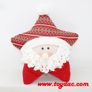 Coussins de Noël en peluche Père Noël