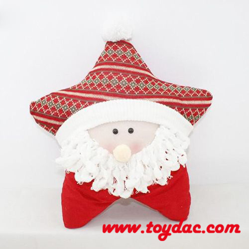Coussins de Noël en peluche Père Noël