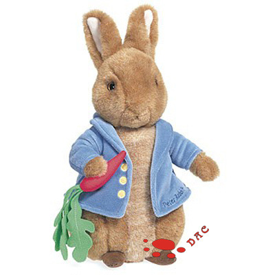 Jouet de cadeau de Noël en peluche douce de lapin de vente chaude (TPTT0104)