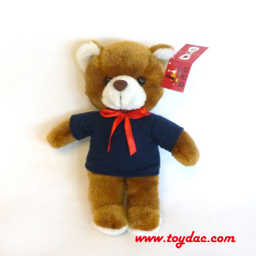 Jouet d'ours de football en peluche