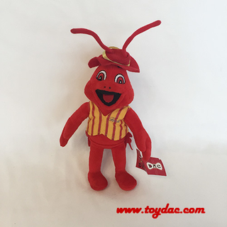 Jouet de homard de personnages de dessins animés en peluche