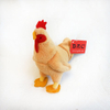 Porte-clés petit coq de ferme en peluche