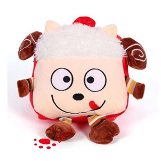 Sac à dos en peluche petit mouton